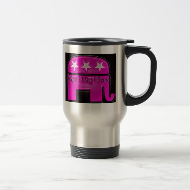Right Wing Chick Travel Mug (Right)