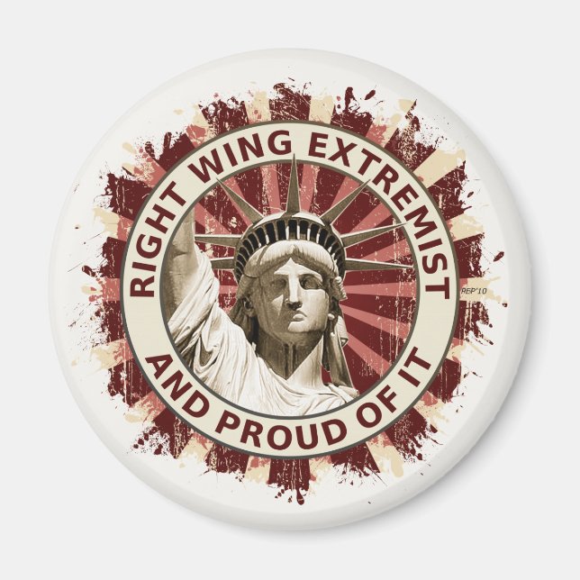 Right Wing Extremist Magnet (Front)