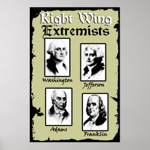 Right Wing Extremists! Poster