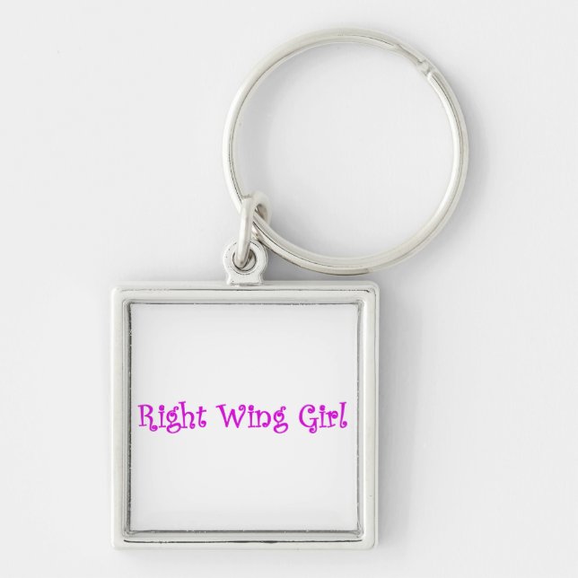 Right Wing Girl Key Ring (Front)