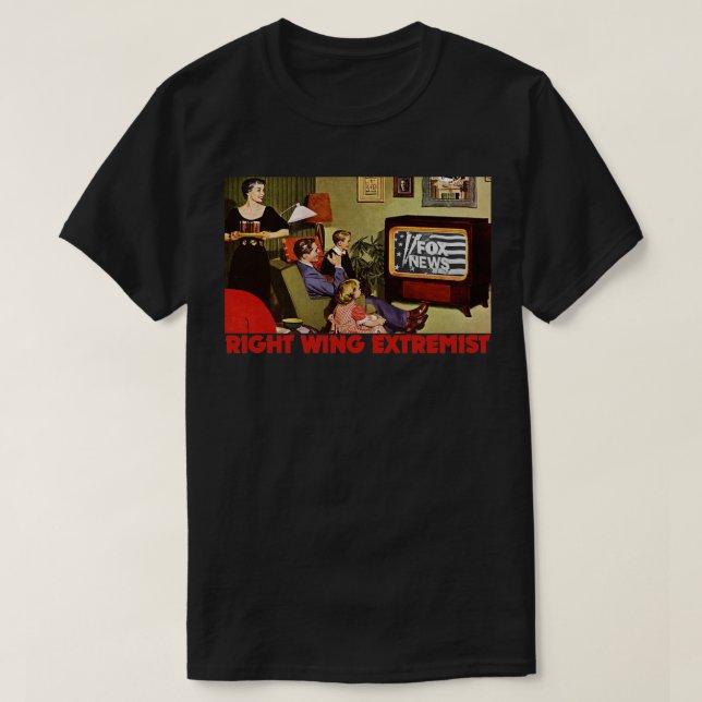 Right Wing Nuclear Extremist T-Shirt (Design Front)