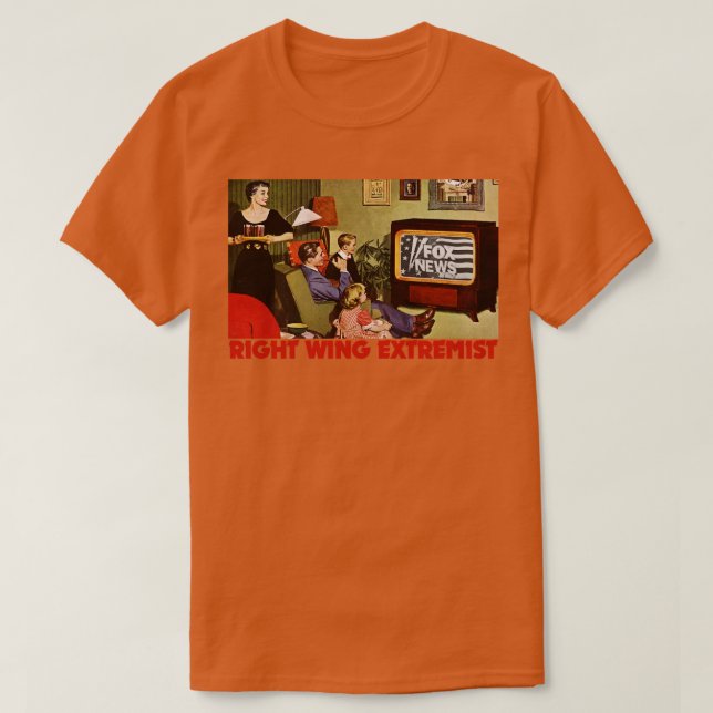 Right Wing Nuclear Extremist T-Shirt (Design Front)