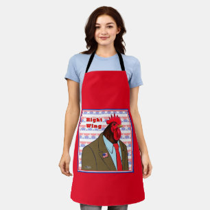 Right Wing Rooster Apron