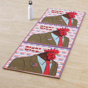 Right Wing Rooster Yoga Mat
