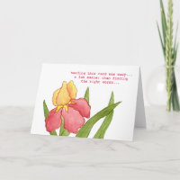 Right words Sympathy card