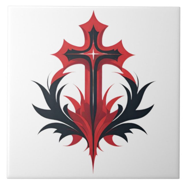 Righteous Flames  Tile (Front)