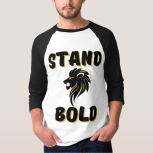 Righteous Stand Bold As Lions 3/4 Men's T-Shirt
