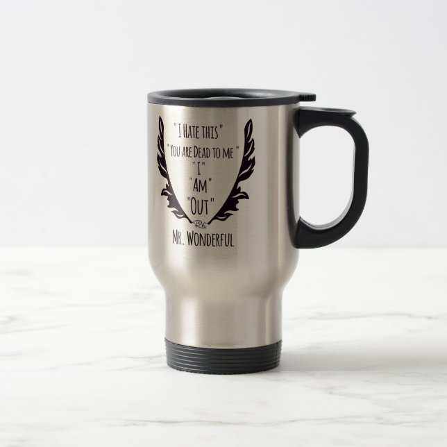RightOn Mr. Wonderful Travel Mug (Right)
