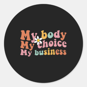 Rights Feminist 1973 Feminism  Classic Round Sticker