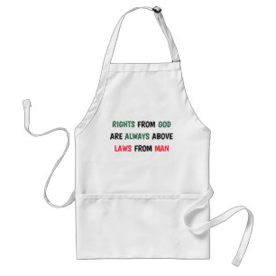 Rights from God Standard Apron