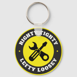 Righty Tighty Lefty Loosey Key Ring