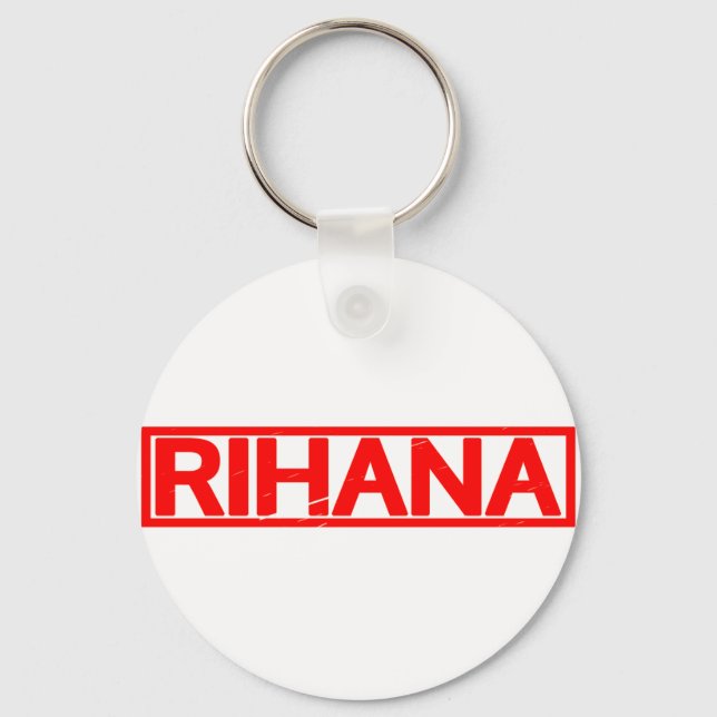 Rihana Stamp Key Ring (Front)
