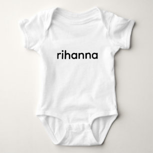 “Rihanna Iconic Fan T-Shirt   Bold & Stylish Music Baby Bodysuit