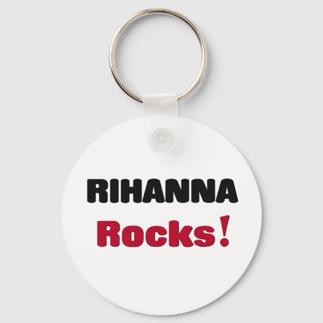 Rihanna Rocks Key Ring (Front)