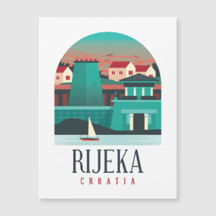 Rijeka Croatia Magnetic Card
