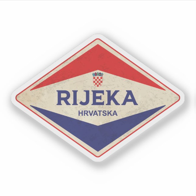 Rijeka Croatia Vintage (Front)