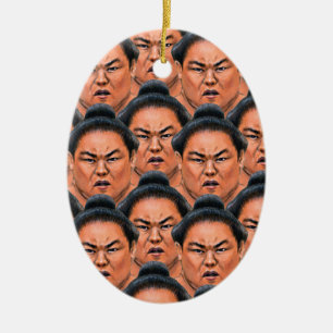RIKISHI!! (Sumo Wrestler) Ceramic Tree Decoration