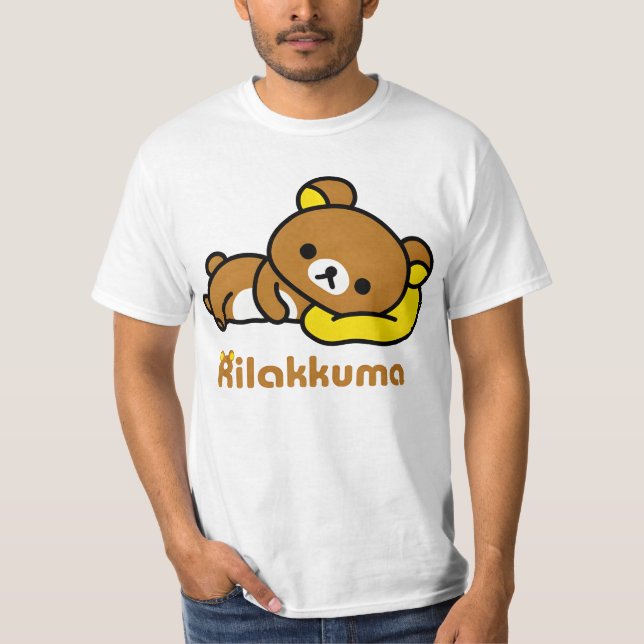 " Rilakkuma Relax Bear Cartoon Character" T-Shirt (Front)