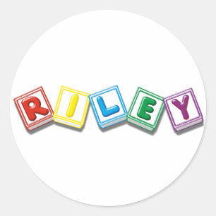 Riley Classic Round Sticker