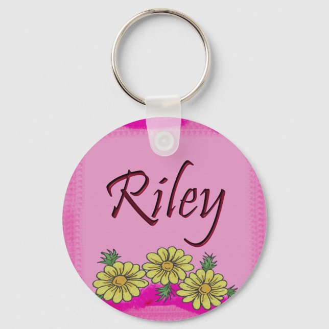 Riley Daisy Key Ring (Front)