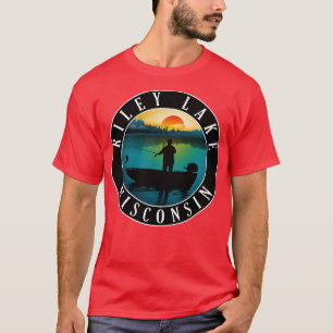 Riley Lake Wisconsin Fishing T-Shirt