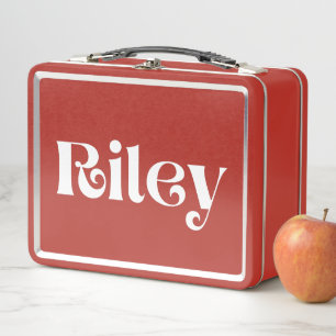 Riley Metal Lunch Box