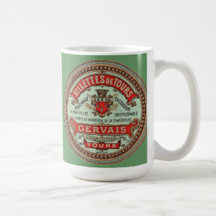 Rillettes de Tours Vintage French Label Mug