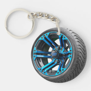 rim and tire key ring