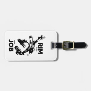 Rim Brakes Do The Job Cycling Luggage Tag
