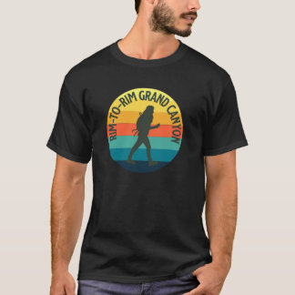 Rim to Rim Hike Grand Canyon Hiking family funny T-Shirt