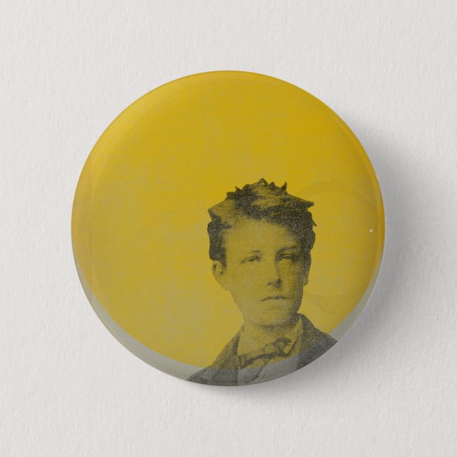 Rimbaud 6 Cm Round Badge (Front)