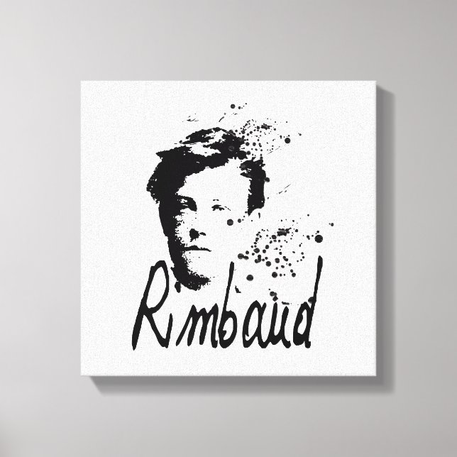 RIMBAUD - Graphic Art Canvas (Front)