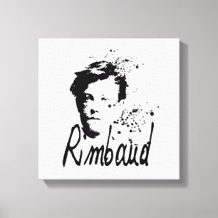RIMBAUD - Graphic Art Canvas Print
