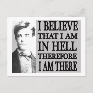 Rimbaud in Hell Postcard