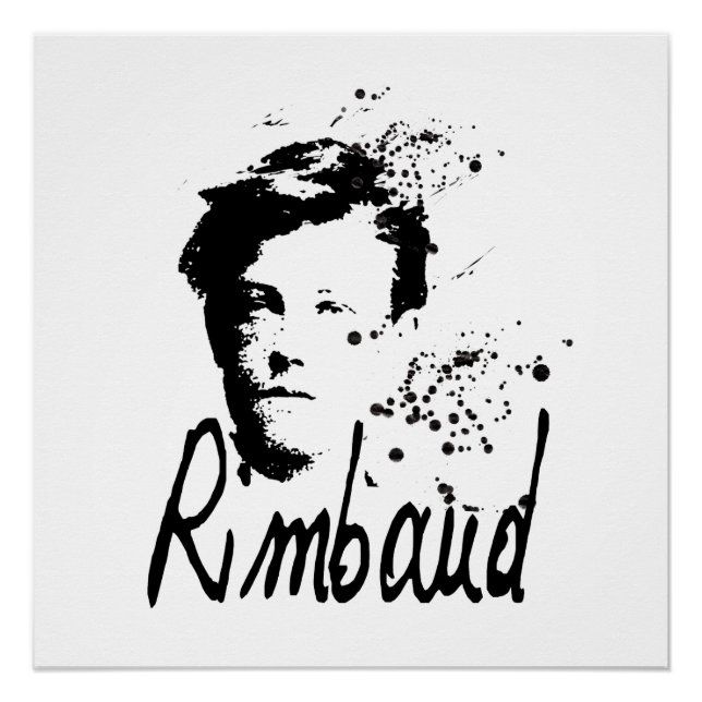 RIMBAUD Portrait Graphic Art Perfect Poster (Front)