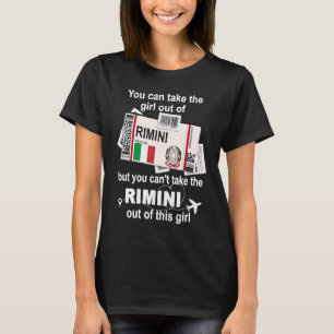 Rimini Boarding Pass Rimini Girl Rimini T-Shirt