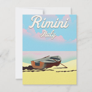 Rimini Italy beach poster