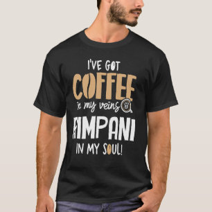 Rimpani Graphic for Coffee Lovers Gift - In My Vei T-Shirt