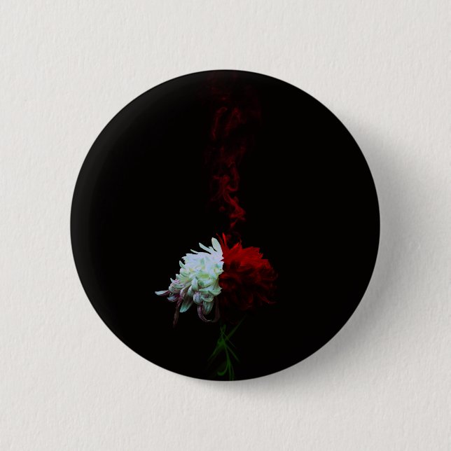 Rin Kikuichi - Chrysanthemum 6 Cm Round Badge (Front)