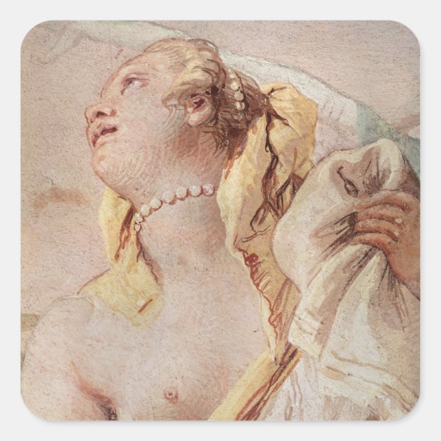 Rinaldo Abandoning Armida Square Sticker (Front)