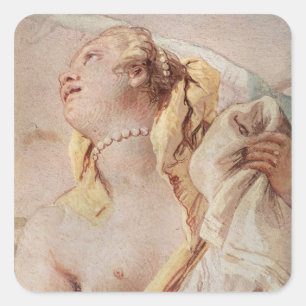 Rinaldo Abandoning Armida Square Sticker