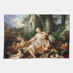 Rinaldo and Armida by François Boucher Tea Towel