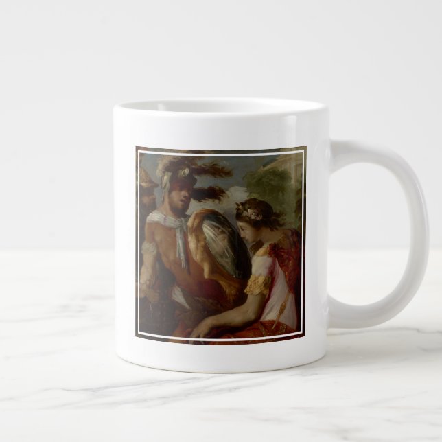 Rinaldo and the Mirror-Shield, c.1650-55 Large Coffee Mug (Right)