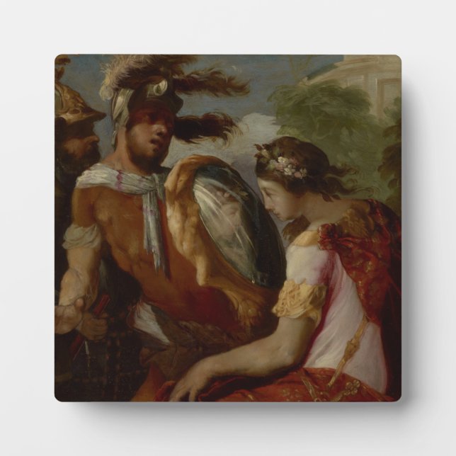 Rinaldo and the Mirror-Shield, c.1650-55 Plaque (Front)