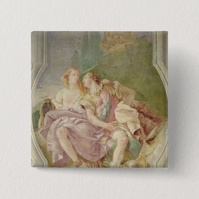 Rinaldo Enchanted by Armida 15 Cm Square Badge (Front)