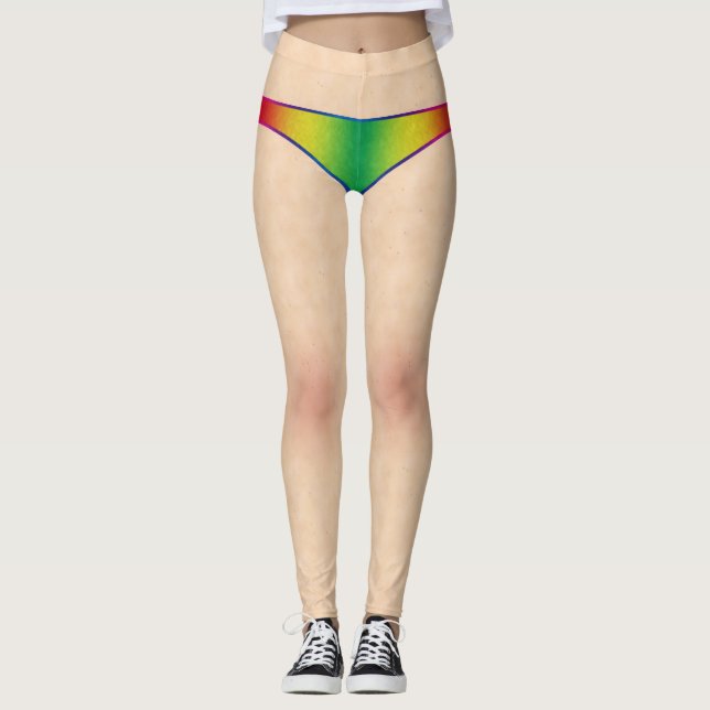 Rinbow bikini and Skin Legging (Front)