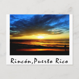Rincón Beach Puerto Rico Postcard
