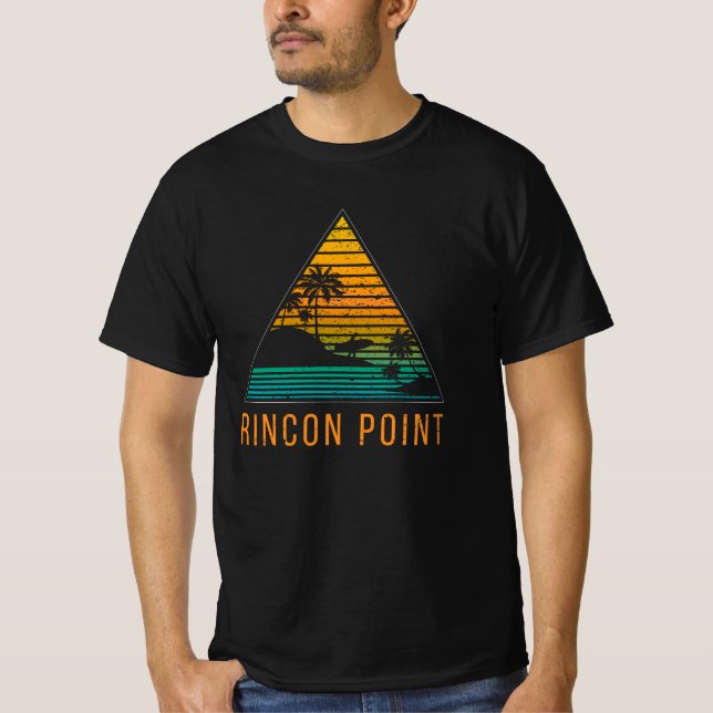 Rincon Beach Surf T-Shirt  (Front)