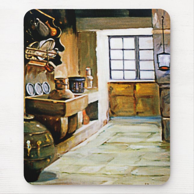 Rincón gallego (Apunte)/Galician nook (Sketch) Mouse Mat (Front)