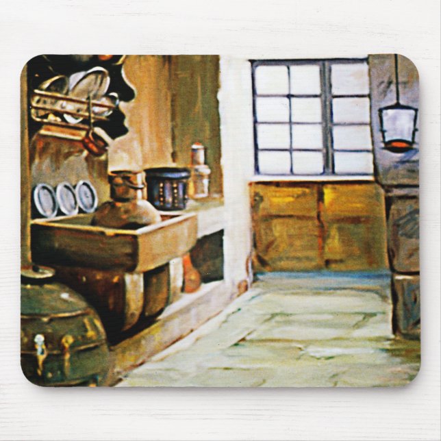 Rincón gallego (Apunte)/Galician nook (Sketch) Mouse Mat (Front)